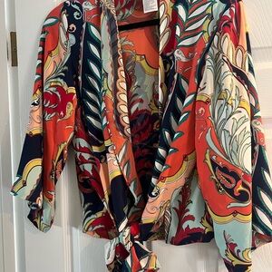 Vibrant Multicolor Kimono Jacket